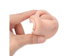 Modelo Simulado De Lábios De Silicone 3d (tom De Pele Médio, Prática De Piercing, Exibição E Ensino) Eoocoo