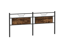 Cabeceira Vidaxl Marrom Aço (193 Cm)