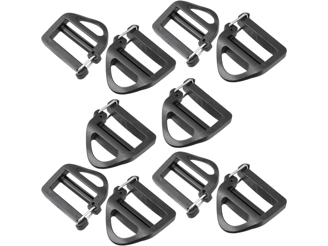 Conjunto De 20 Tiras De Plástico Com Fivela Triangular De Três Níveis Para Bolsas Diy.