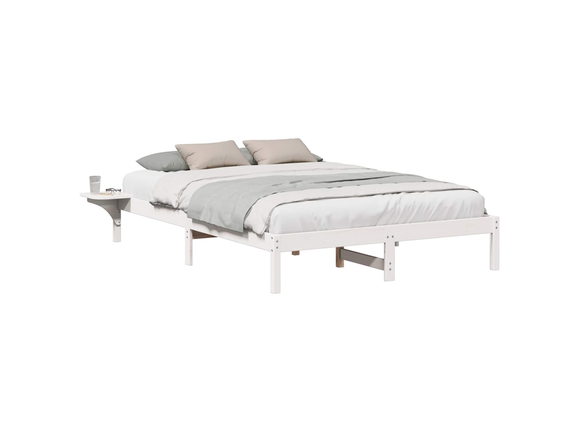Estrutura da Cama Branco 160 X 200 Cm MAISON EXCLUSIVE