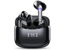 Fones Bluetooth Esportivo Over Ear Bluetooth 5.3 com Ganchos, 120h Playtime, Preto JIAPEI