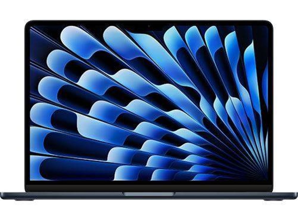 MacBook Air APPLE Meia-Noite (Outlet Caixa Aberta - 13.6'' - Apple M3 8-Core - RAM: 16 GB - 256 GB SSD - GPU 8-Core)