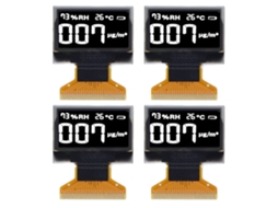 Tela Lcd Oled De 0,96 Polegadas 30pin Resolução 128x64 Visualização Clara Branca