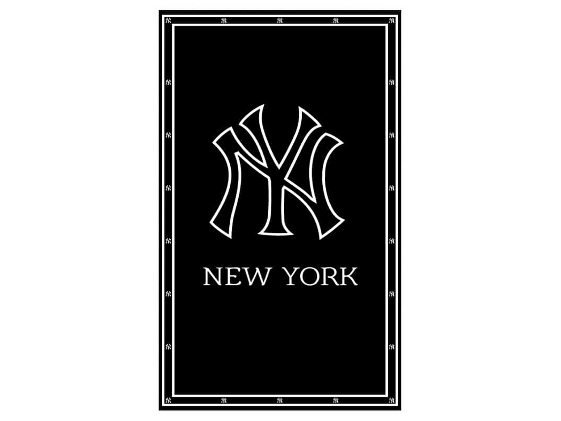 Toalha De Praia Microfibra Preta Nova York