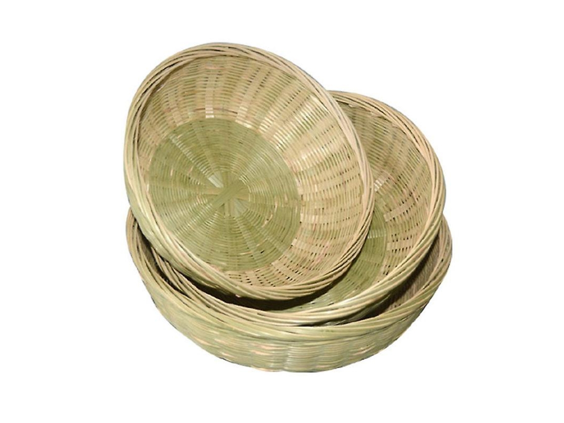 Cesta De Armazenamento 3pcs Para Frutas De Pão Allinless