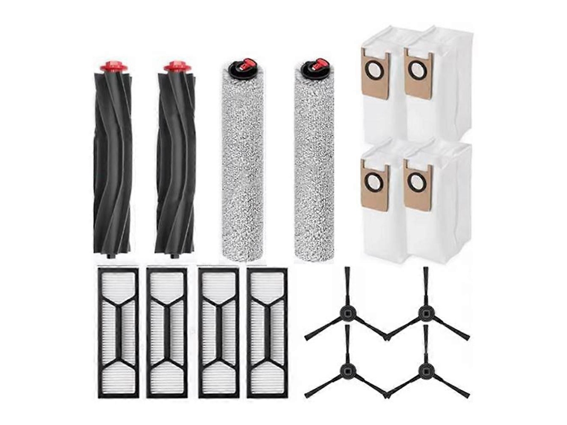 Kit De Peças De Reposição Para Aspiradores Robô Eufy S1 E Omniscient S1 Pro, Incluindo Rolo Principal, Filtro Hepa E Saco De Pó.