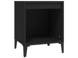 Mesa de Cabeceira 40x35x50 Cm Preto MAISON EXCLUSIVE