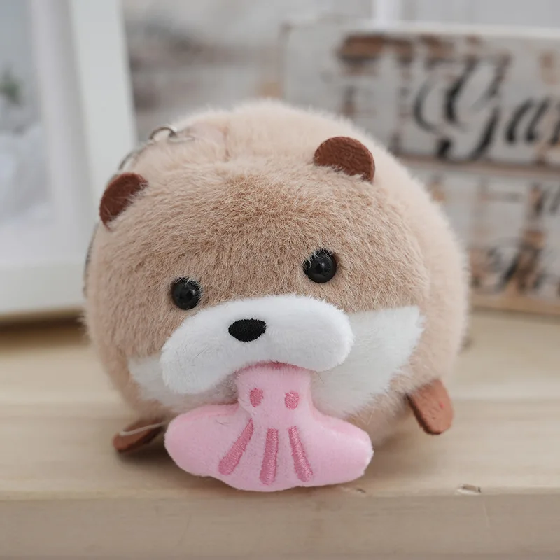 (estilo 2) Chaveiro De Pelúcia Redondo, Fofo E Macio, Adorável Mini Chaveiro.
