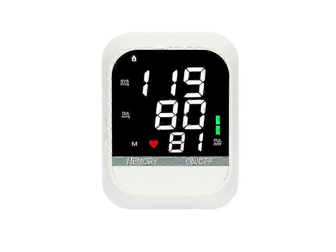 Monitor de Pressão Arterial Braço, Automático Precisão para Uso Doméstico, Mangui To Digital Ajustável, Tela Grande GOKOCO