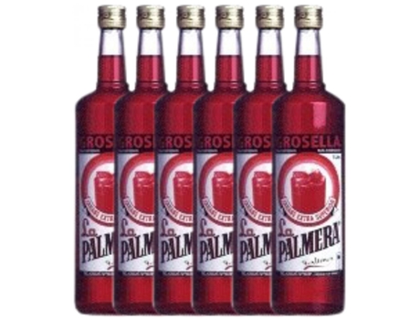 Licor MANRESANA Schnapp Manresana La Palmera Grosella (1 L - 6 unidades)