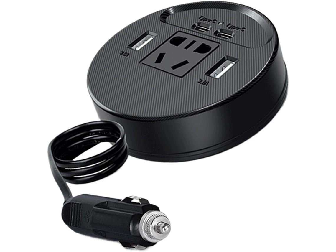 Inversor Para Carro, Adaptador Conversor De Tomada Para Inversor De Carro -