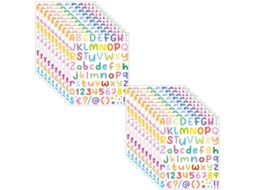 Folhas De Adesivos Coloridos Com Letras Alfabeto Colorido Autoadesivo Estilo 3 ZMDECQNA