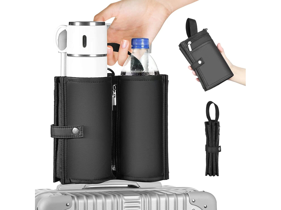 Porta copos de Viagem Preto, 1 Peça, para Mala AQUAFORGE