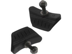 Abraçadeiras Para Aros De Motocicleta De 1,6 Polegadas Em Borracha E Metal.
