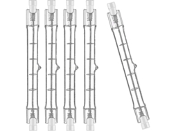 Lâmpada Halógena R7s 118mm 200w 230v Dimmável 2700k 5 Pacote Para Projetores Paisagísticos