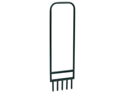 Arejador De Relvado C/ 5 Dentes Ocos Aã§o Revestido A Pã³ Verde DKD HOME DECOR