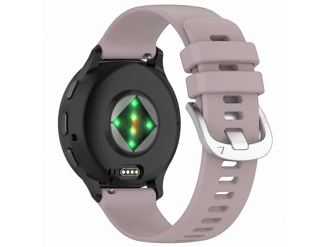 Pulseira de silicone 18 mm com fivela de aço para smartwatch 41 mm GOKOCO