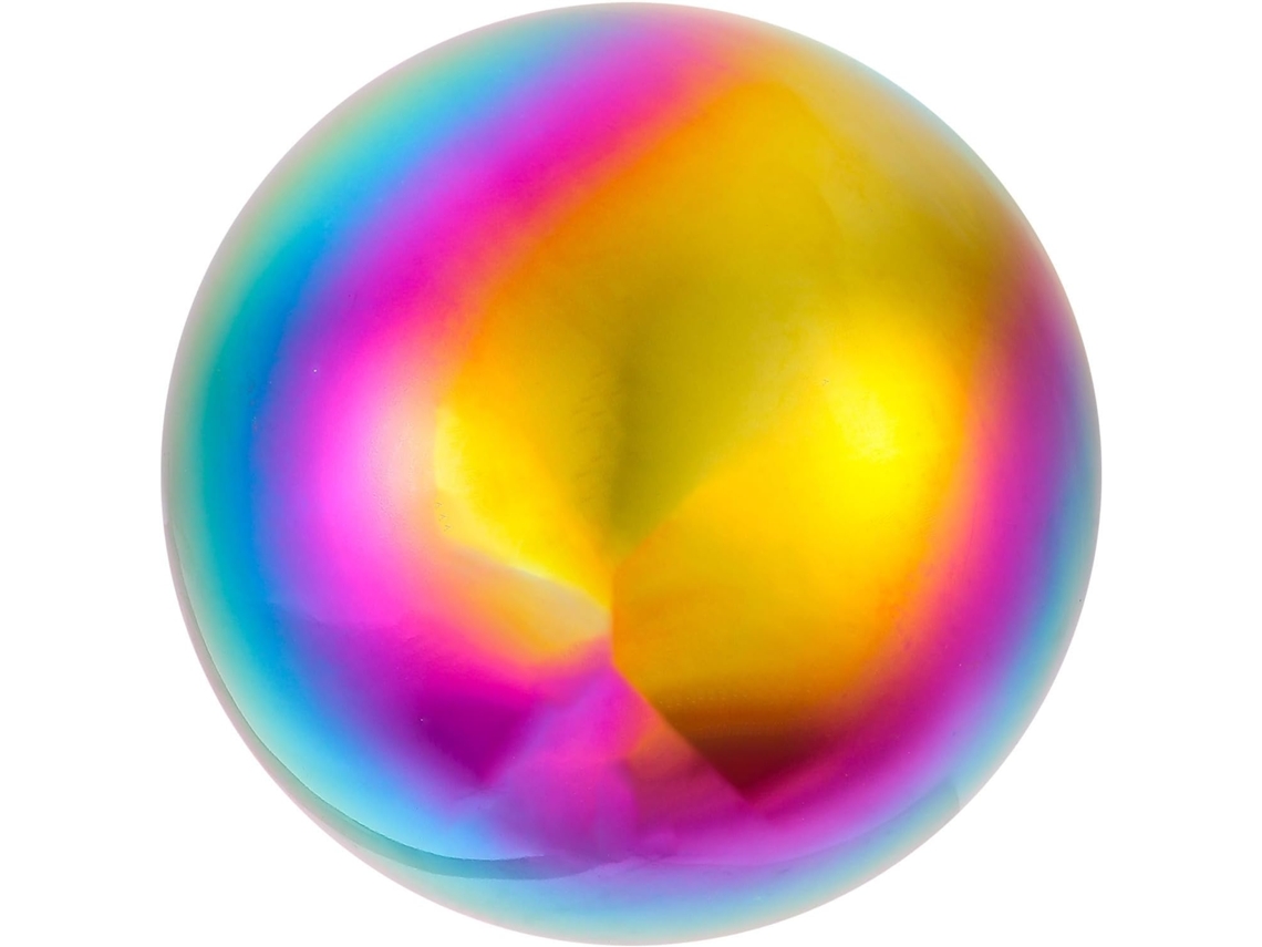 Esfera de Jardim Refletiva em Aço Inoxidável, Redonda, Leve e Prática, para Decoração Externa, com Superfície CHABERLU
