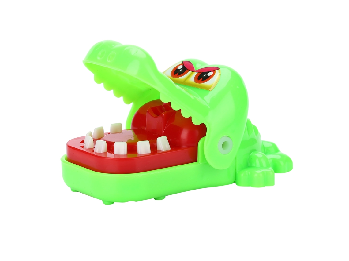 Ats juguete de Caimán Cartoon Cute para Morder Dedos Juego Familiar Divertido Juguete Infantil Regalo Verde