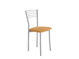 Cadeira de Cozinha Copa em Alumínio 40x85x47cm Domus Habana FANMUEBLES