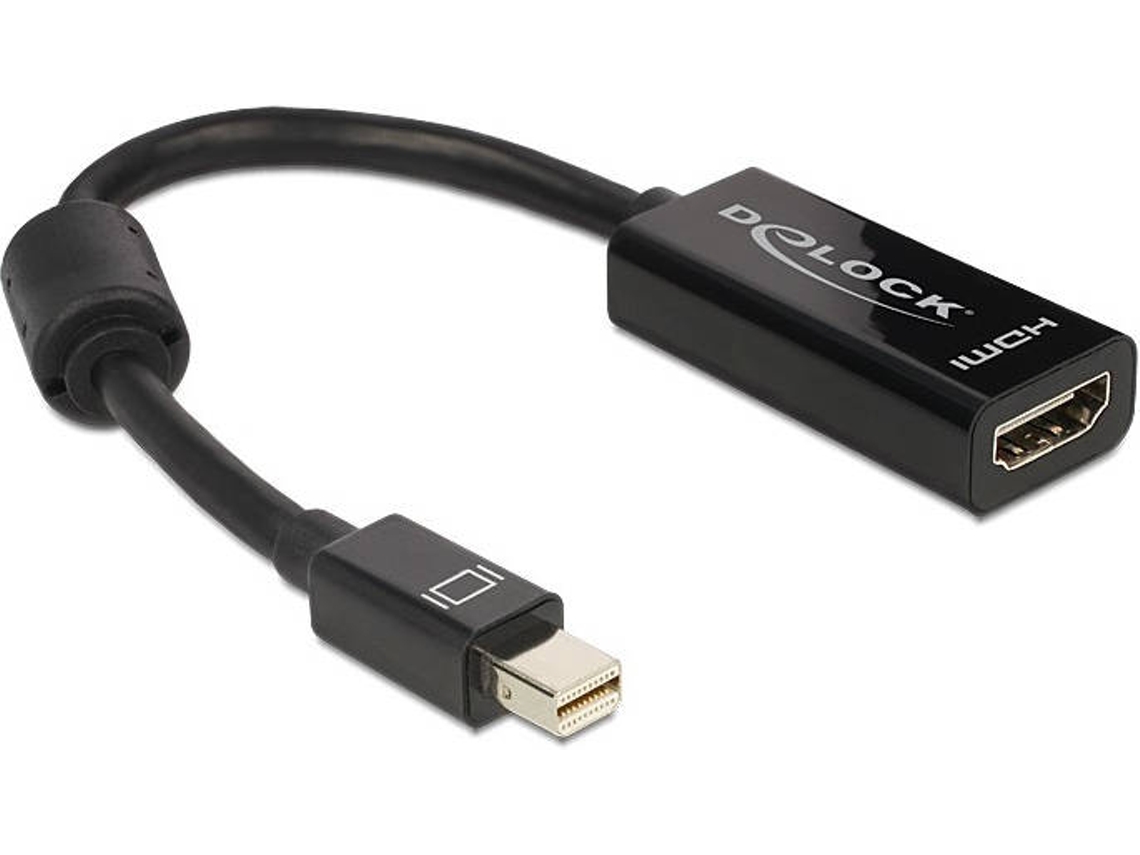 Cabo HDMI DELOCK (Mini DisplayPort - HDMI - Preto)