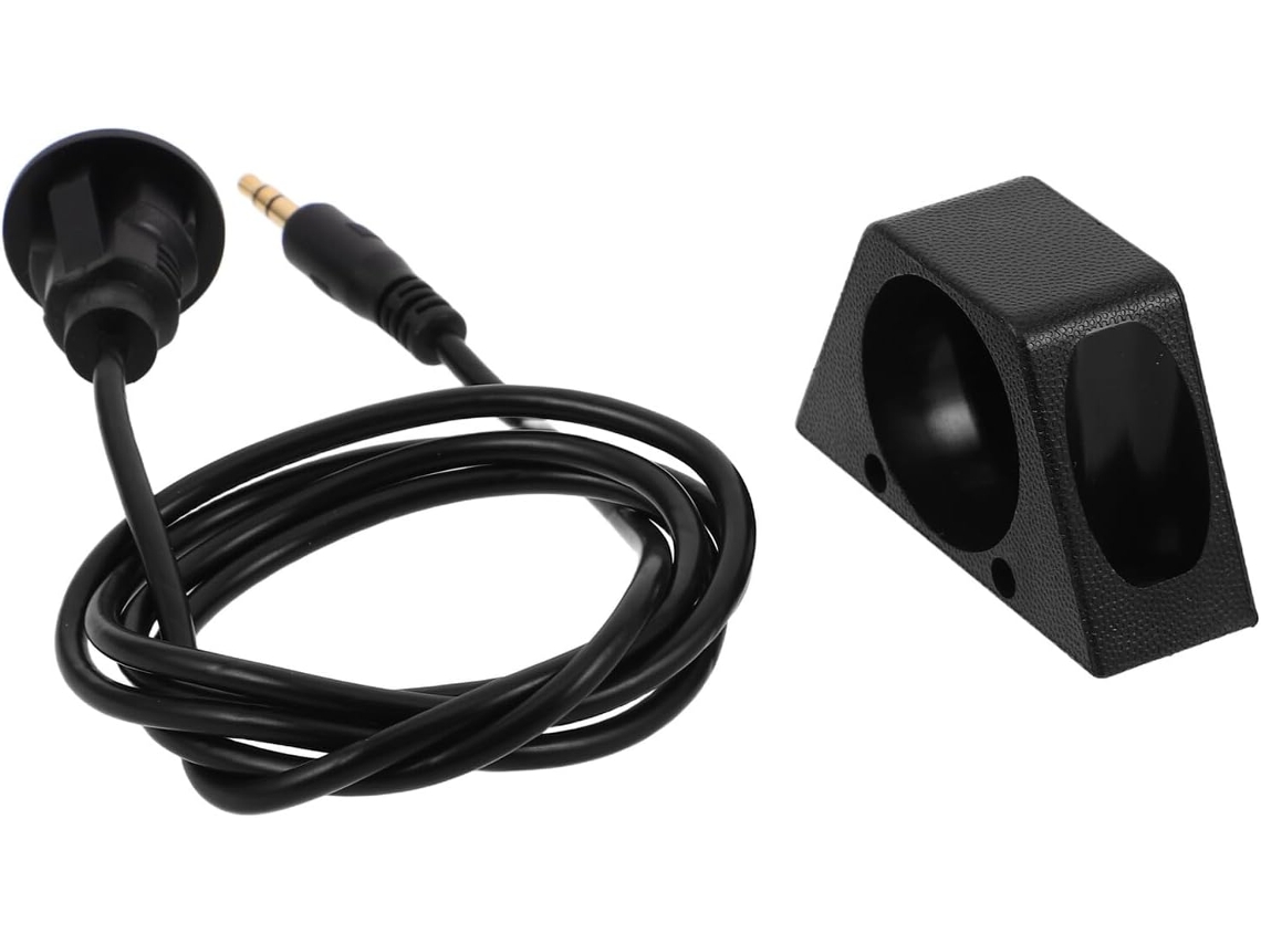 Cabo De Áudio À Prova D'água De 3,5 Mm, 1 Metro, Com Conector Macho Para Fêmea