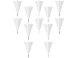 Aboofan Metal Alfinetes Com Design Avião Blanco Para Marcação de Locais e Fixação de Objetos em Salas de Aula de Atividades Artísticas