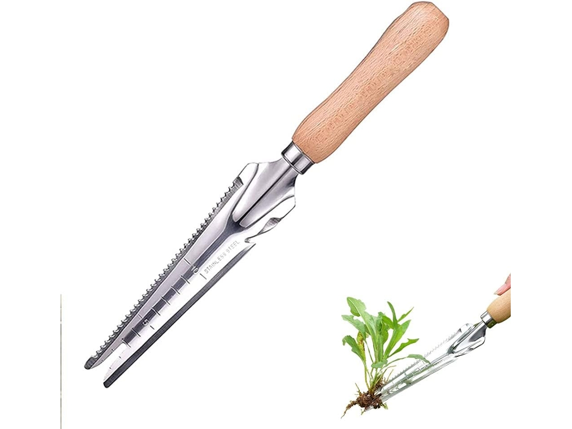 Capinadora Manual, de Aço Inoxidável, de Madeira AQUAFORGE