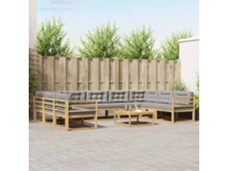 Vidaxl Conjunto De Sofás Para Exterior 10 Unid.