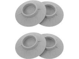 Conjunto De 4 Pés Borracha Antiderrapantes Para Máquinas Lavar Roupa,