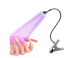 Lâmpada De Cura Uv Portátil Para Unhas De Gel Com Braço Flexível E Presilha, Ideal Para Resina. Entrada Usb