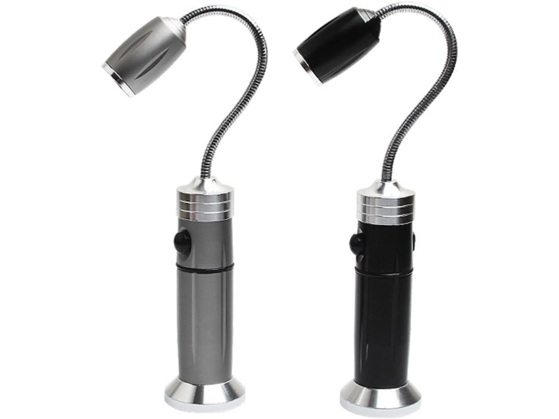 Lanterna Led Flexível Para Manutenção De Churrasqueiras, Magnética, Com Base Alta Ou Sem Base Magnética.