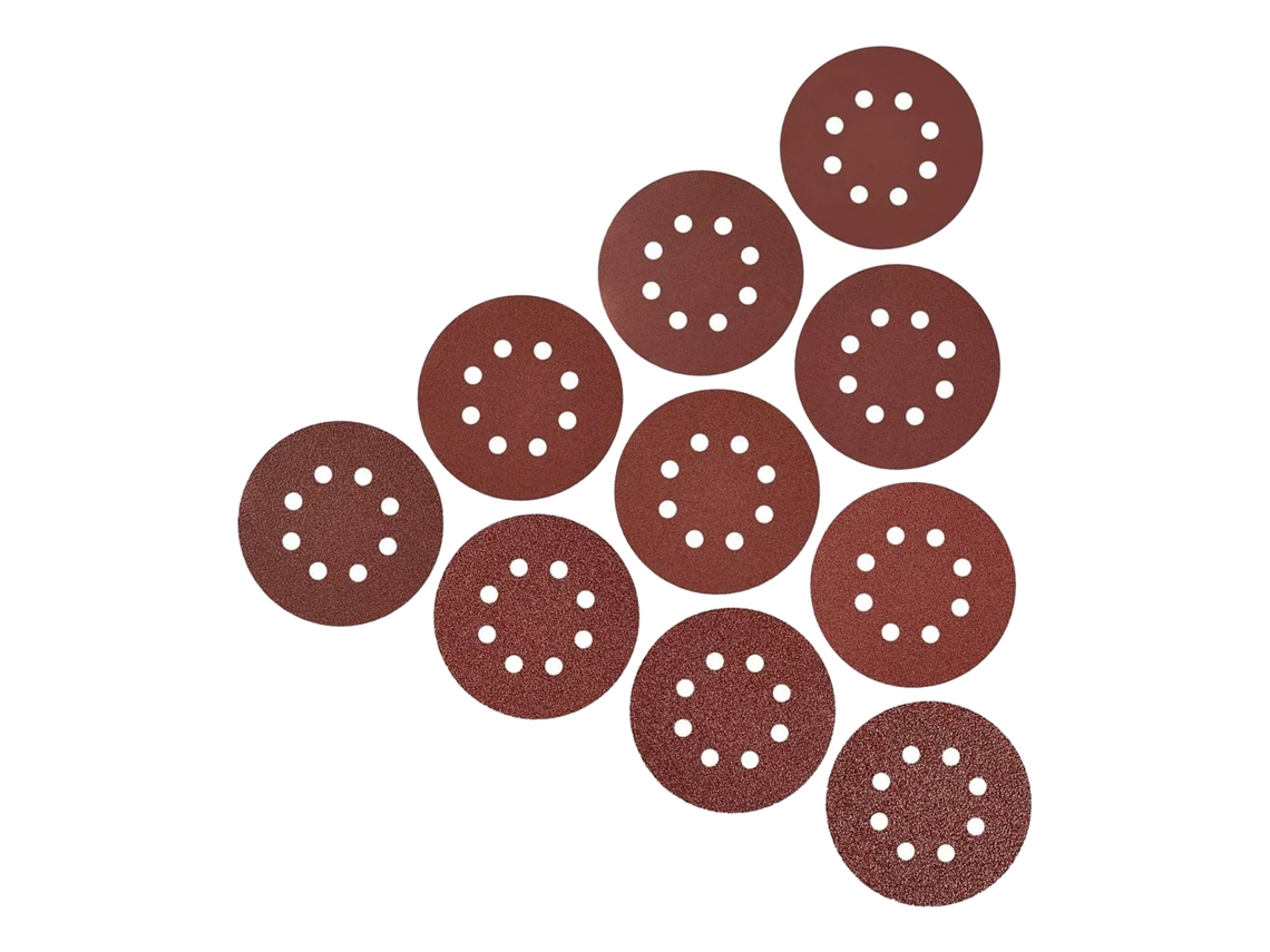 Laxiscreed Lixa Circular De 5 Polegadas Com 8 Orifícios Para Uma Lixagem E Limpeza Eficiente