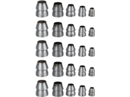 Conjunto De 25 Cunhas Redondas Multiuso Ferro Para Martelos E Ferramentas, Kit De Cunhas Metal Para Reparos E Reforços