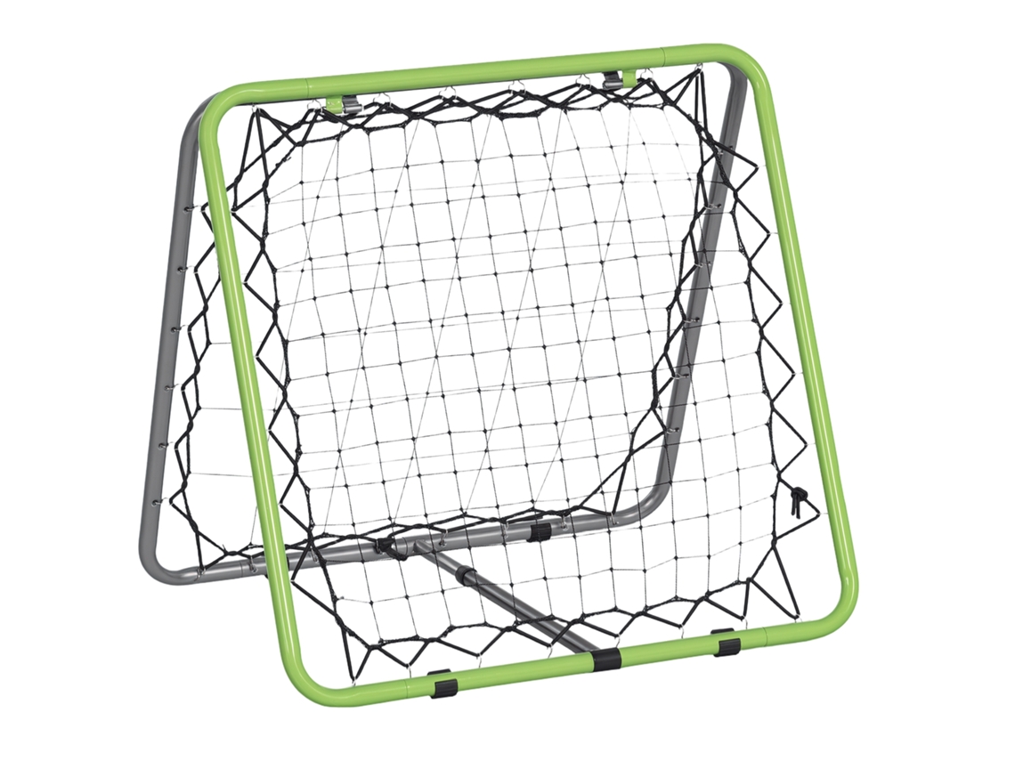 Reboteiro multiesporte S/MARCA, ajustável, com 5 níveis, metálico, 75x75x64 cm verde/preto