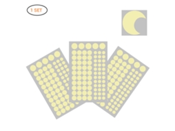 Adesivos De Parede Céu Na Escuridão Com Pontos E Lua Para Decorar Quarto Infantil