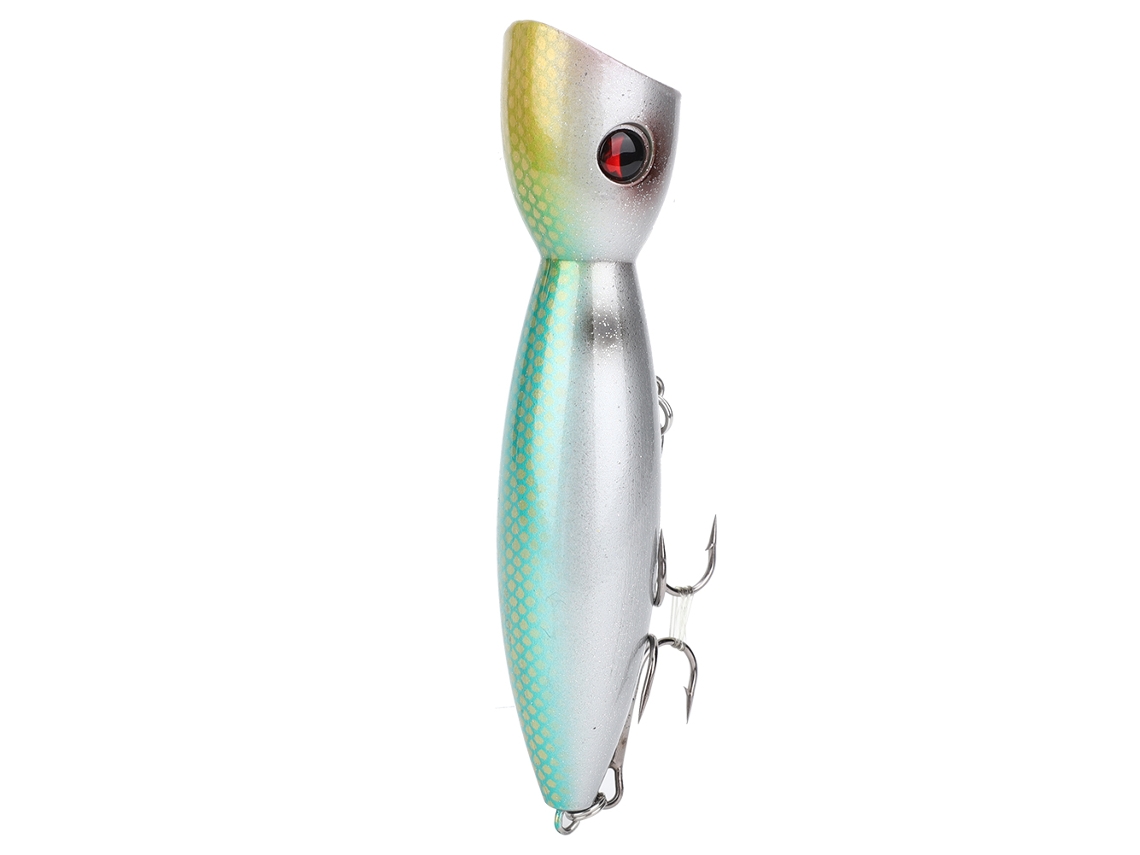 Bionic Lure (3d Fish Eye, Bionic Fish Attraction) Cyan Lure Popper Big Fish Bait