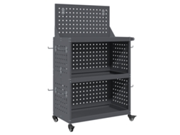Conjunto 1 Carro De Ferramentas Vidaxl Antracite Aço (65 X 35 X 111 Cm)