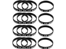 Jojofuny 24 Pulseiras Decorativas de Silicone para Formato, para Homens e Mulheres