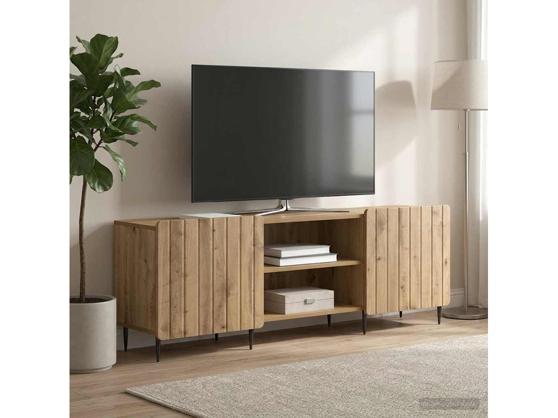 Vidaxl Gabinete Para Tv 150 X 31 X 52 Cm Carvalho Arttisan