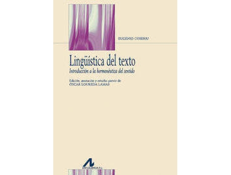 Livro Linguistica Del Texto Introduccion Hermeneutica