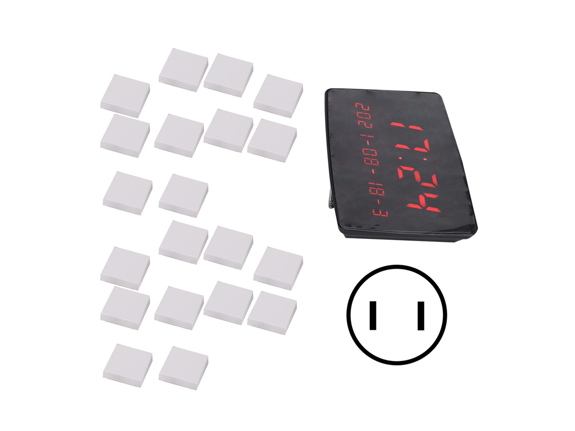 Sistema De Pager Sem Fio Com Botão De Chamada Campainha Para Buzzer De Cliente Em Restaurante E Clínica