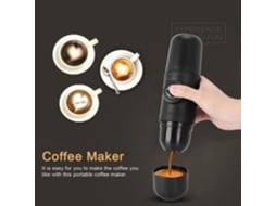 Máquina de Café Expresso Portátil ARAMOX Cápsulas Preto