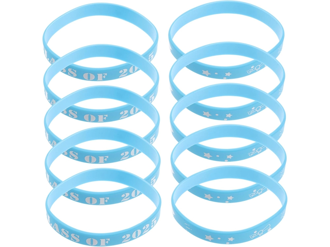 Conjunto De 20 Pulseiras De Silicone Da Turma 2025 Para Festa Formatura, Acessório Essencial E Rembrança Memorável Para A