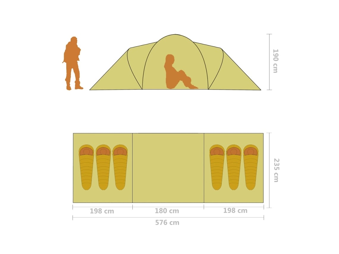 Tenda De Campismo Vidaxl - tenda de campismo
