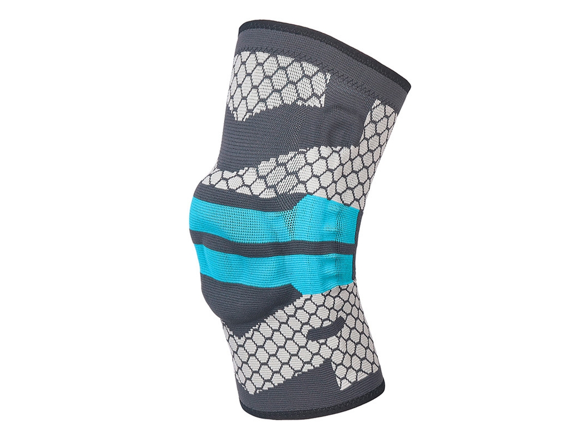 Joelheiras Esportivas Mola Silicone Leggings Com Joelheiras Azul L Aquaforge