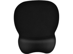 Mouse Pad Slowmoose de espuma viscoelástica com apoio para as mãos e base de borracha antiderrapante, preto