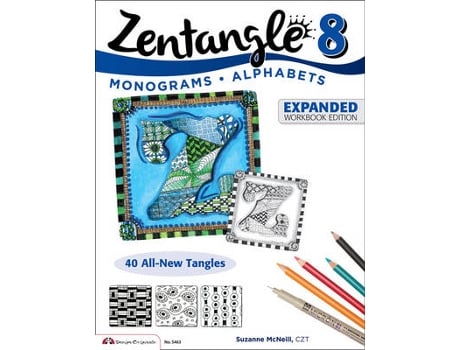 Livro Zentangle 8, Expanded Workbook Edition de Suzanne Mcneill (Inglês)