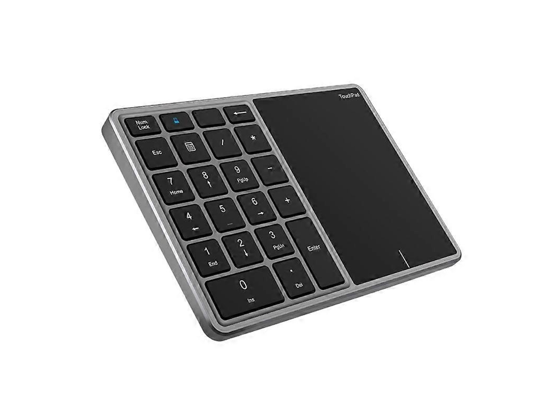Teclado Numérico Compatível Com Bluetooth, Design 2 Em 1, Touchpad De 2,4 Ghz Everley891 (teclado Numérico)