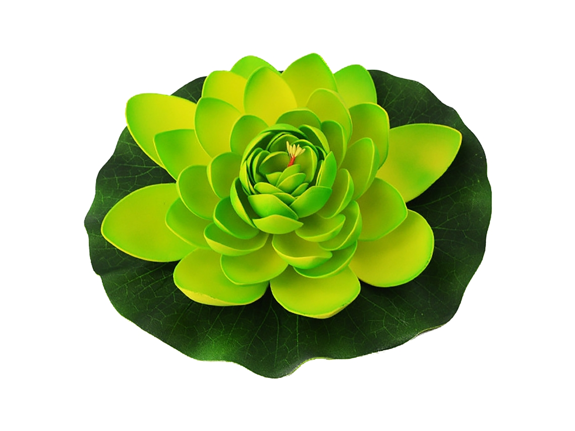 2026 flor de Loto Artificial Flutuante para Piscina e Estanque Decoração de Plantas Falsas de Espuma